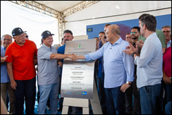 Adasa presente na inauguração do Parque Urbano Internacional da Paz e início da operação do Drenar DF 3 003