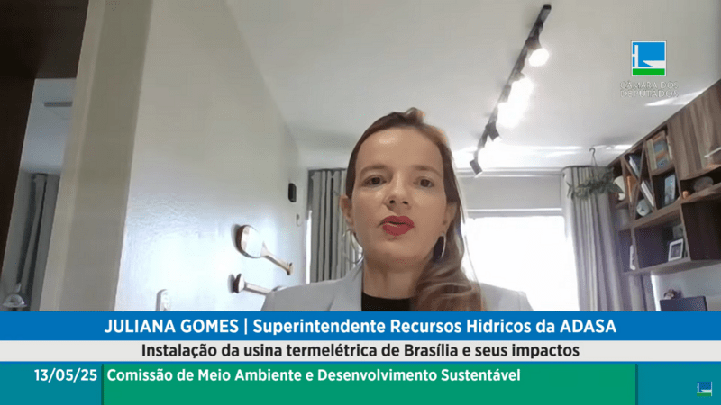 Adasa participa de seminário sobre instalação da usina termelétrica de Brasília e seus impactos 1 Servidora Adasa